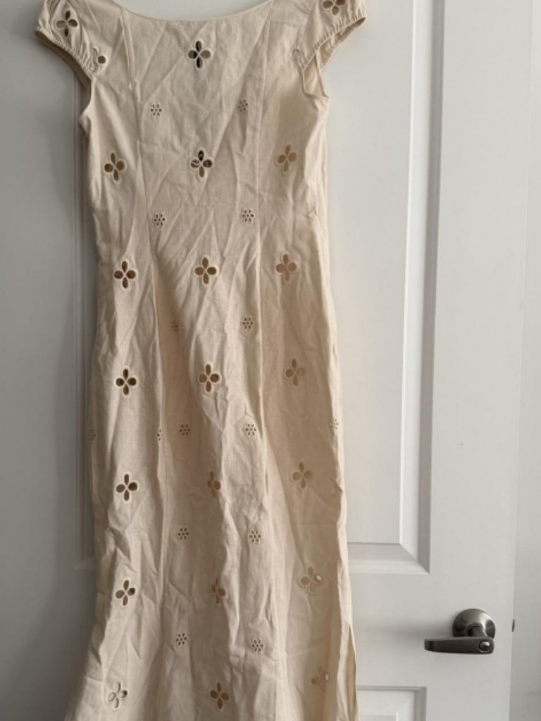 New With Tags Mirror Palais Maria Dress In Leite — image 5 of 6
